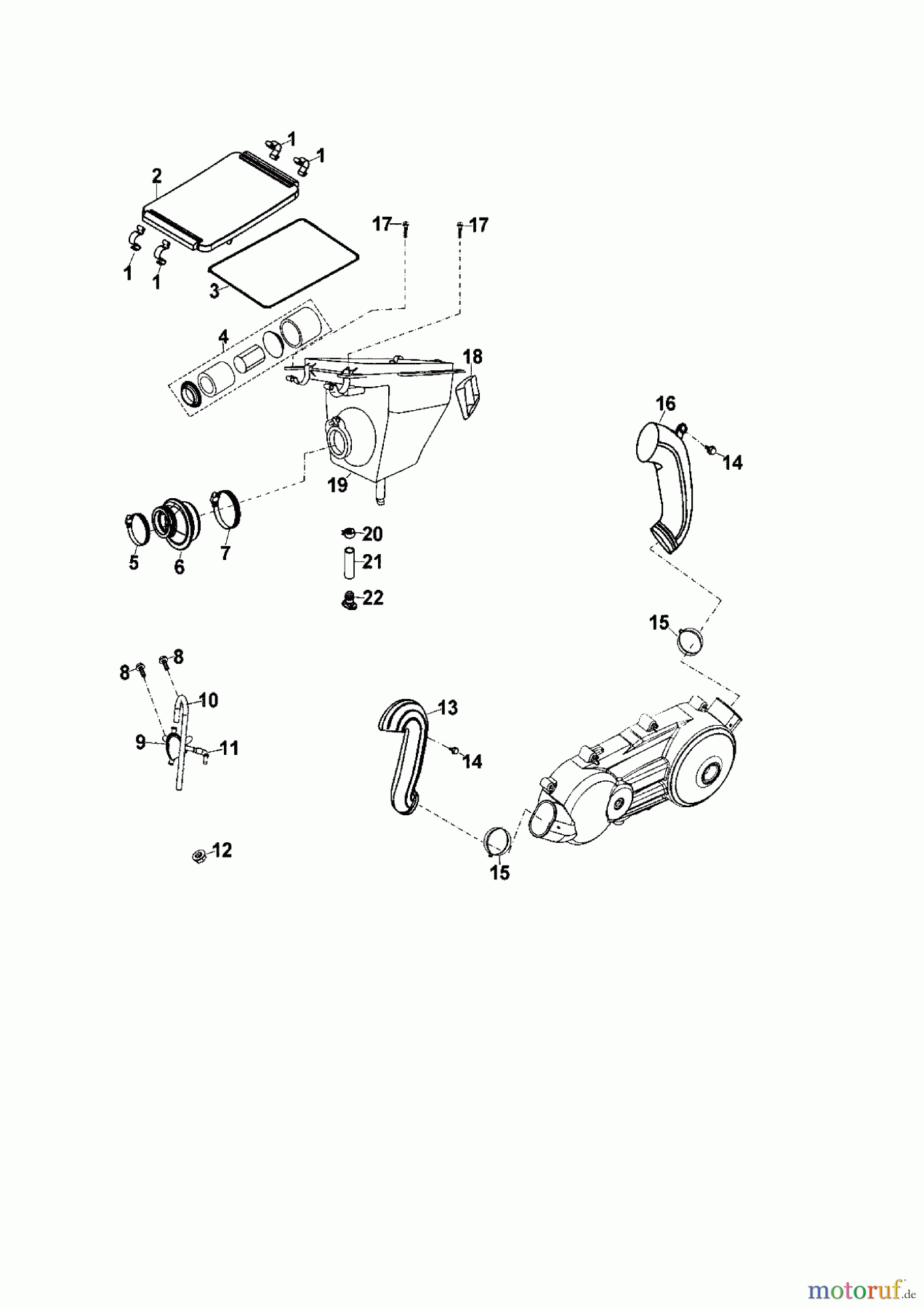 Cub Cadet Quads SS 230 36AA135R603 (2009) Luftfilter