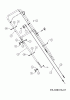 Best Garden BG 46 SPO 12C-J2M2625 (2010) Ersatzteile Bremszug, Holm