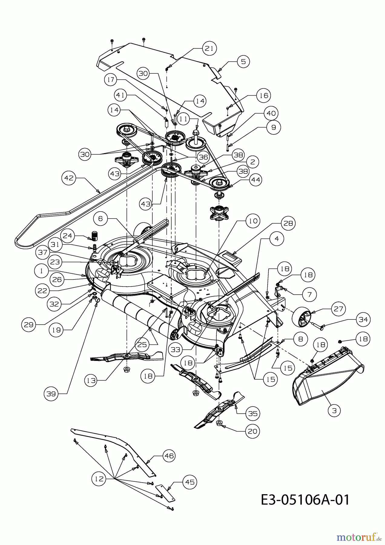  Cub Cadet Zero Turn FMZ 50 17BI4BFP603  (2009) Mähwerk P (50