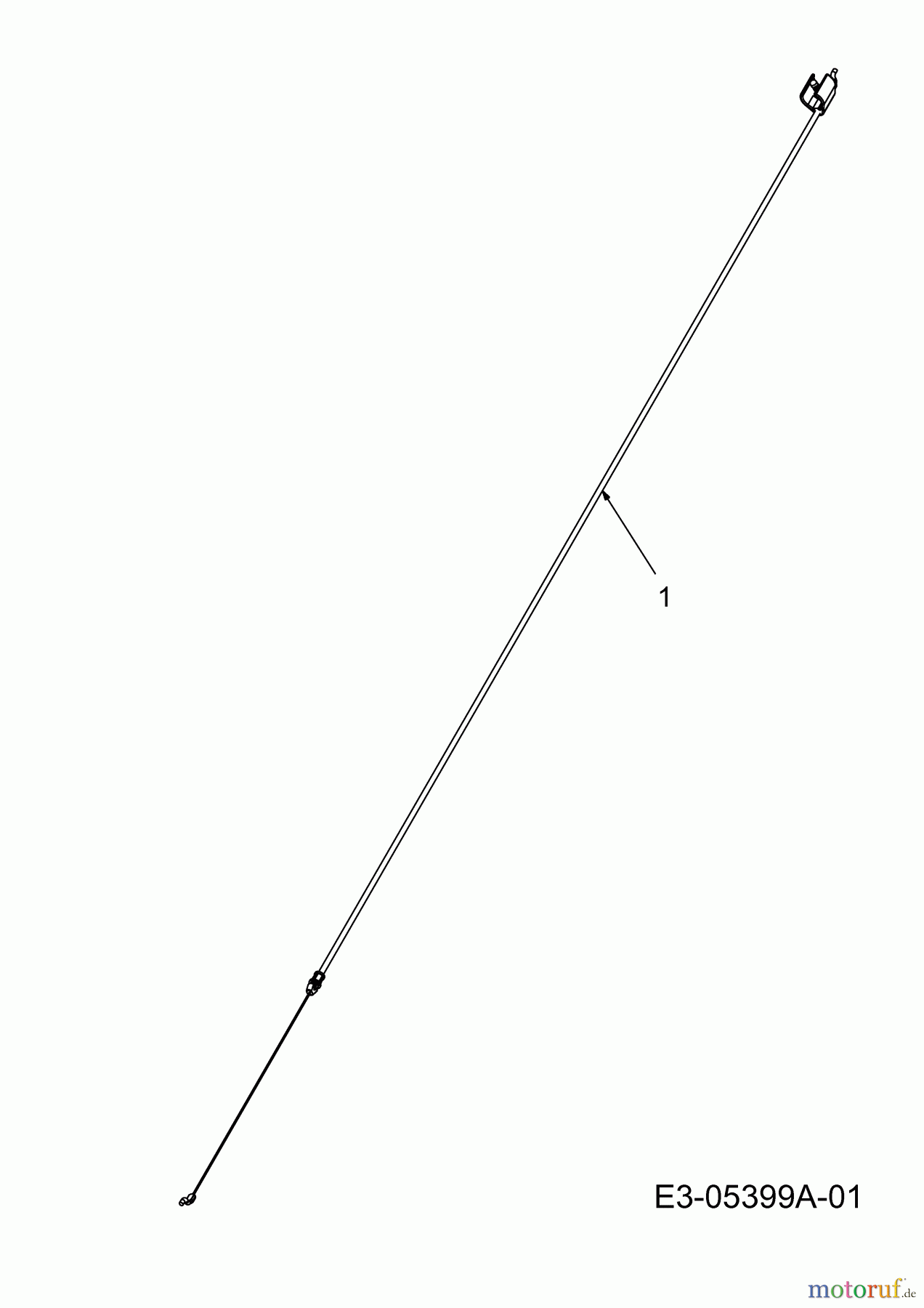 MTD Motormäher P 53 HWO 11A-58M2615  (2010) Bremszug