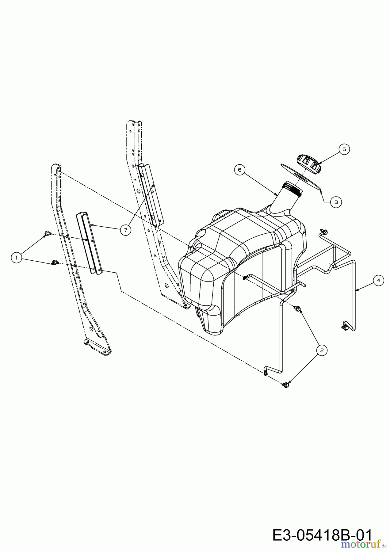 Cub Cadet Rasentraktoren CC 1022 KHI 13HP91AI603 (2016) Tank