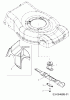 Wolf-Garten Select 4600 A 12E-J2JD650 (2011) Ersatzteile Messer, Messeraufnahme, Mulchstopfen