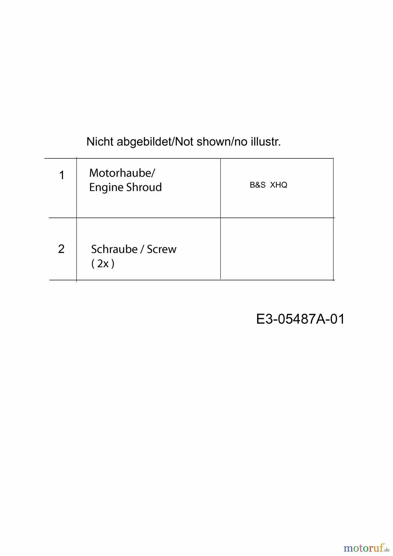 Cmi Motormäher mit Antrieb B 46 A 12D-J54H620 (2010) Motorhaube B&S