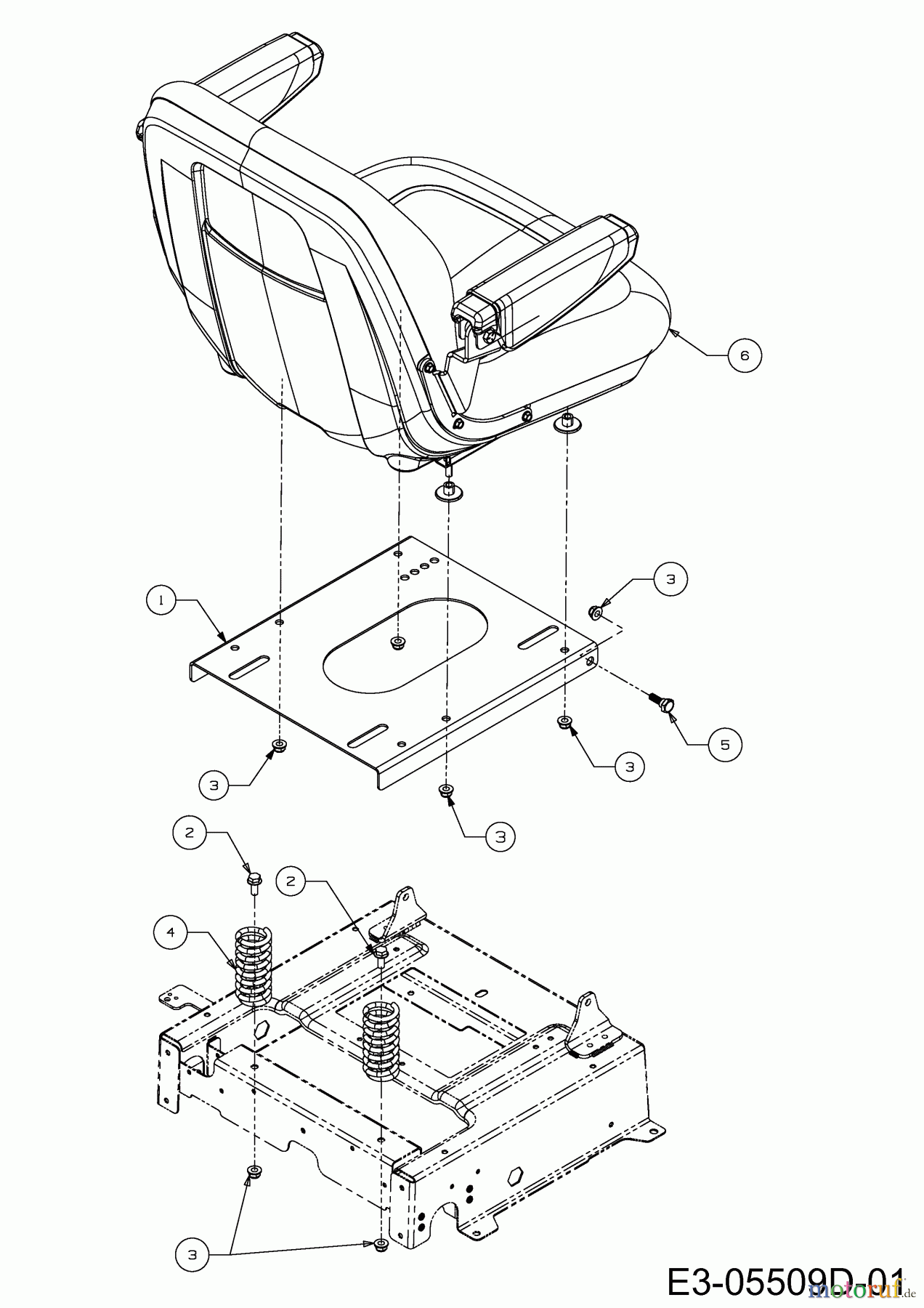 Cub Cadet Zero Turn Z-Force 48 S 17AI5BHB603 (2013) Sitz