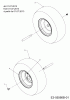 MTD Smart RF 125 H 13CH795F676 (2013) Ersatzteile Räder hinten 18x6.5 ab 01.07.2013