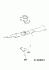 MTD P 40 B 11B-I10G615 (2010) Ersatzteile Messer, Messeraufnahme