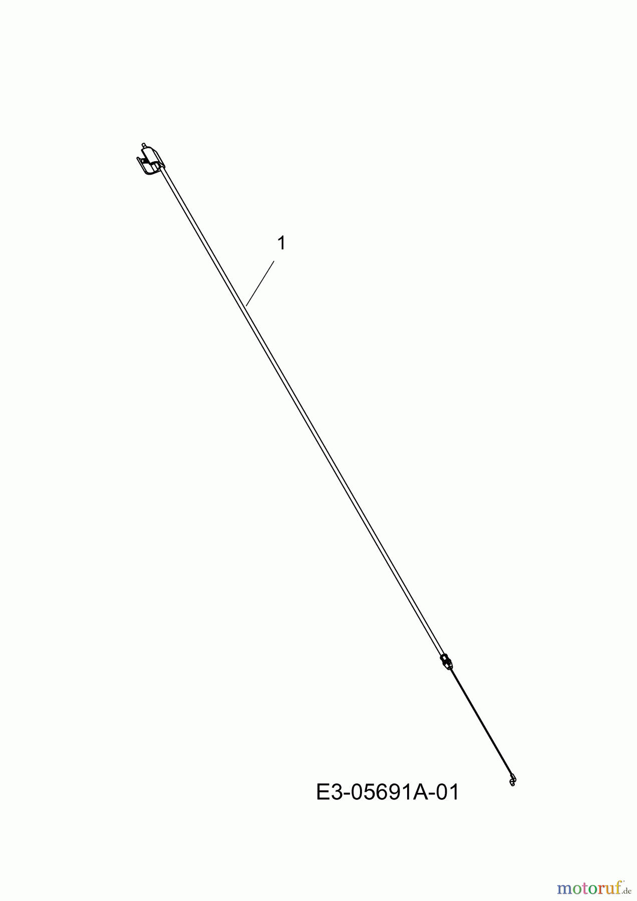 Fleurelle Motormäher FBM 40 OHV 11A-I4JD619  (2011) Bremszug