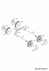 Wolf-Garten UV 40 H 3640000 Serie D (2010) Ersatzteile Achse, Räder