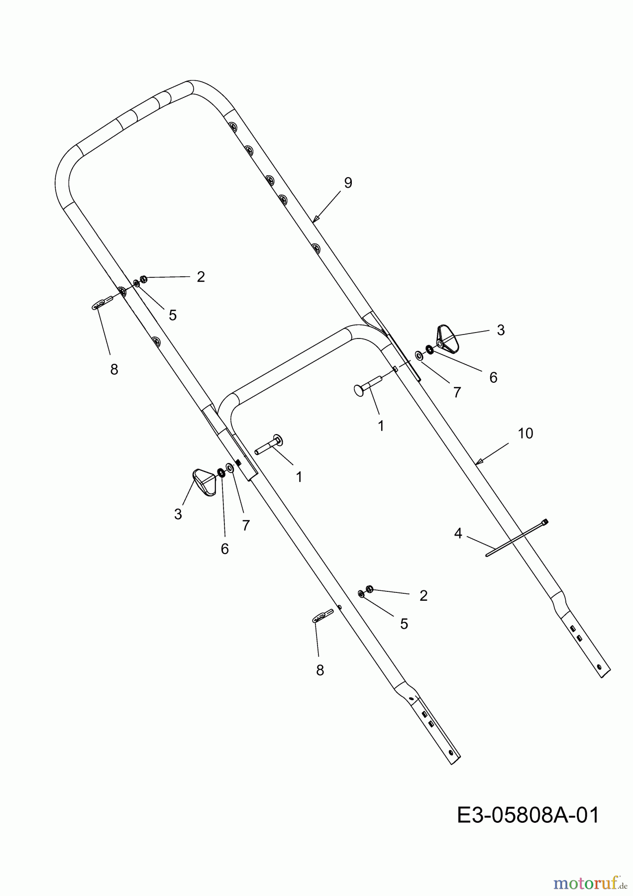 Best Garden Motormäher BG PREMIUM 46 PH 11D-J1AQ625 (2010) Holm