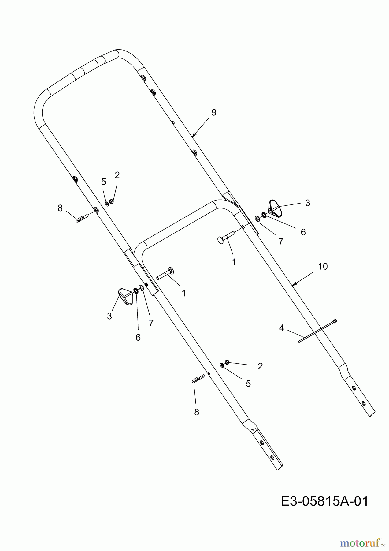MTD Motormäher 46 PBHW 11C-J60G600  (2010) Holm