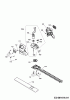 Wolf-Garten Li-Ion Power HSA 45 V 7420002 Serie B (2009) Ersatzteile Messer, Messeraufnahme, Motor