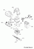 Wolf-Garten Li-Ion Power 37 4937000 Serie A (2010) Ersatzteile Messer, Messeraufnahme, Motor