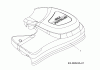 MTD SP 53 O 12A-44M1615 (2010) Ersatzteile Abdeckung Getriebe