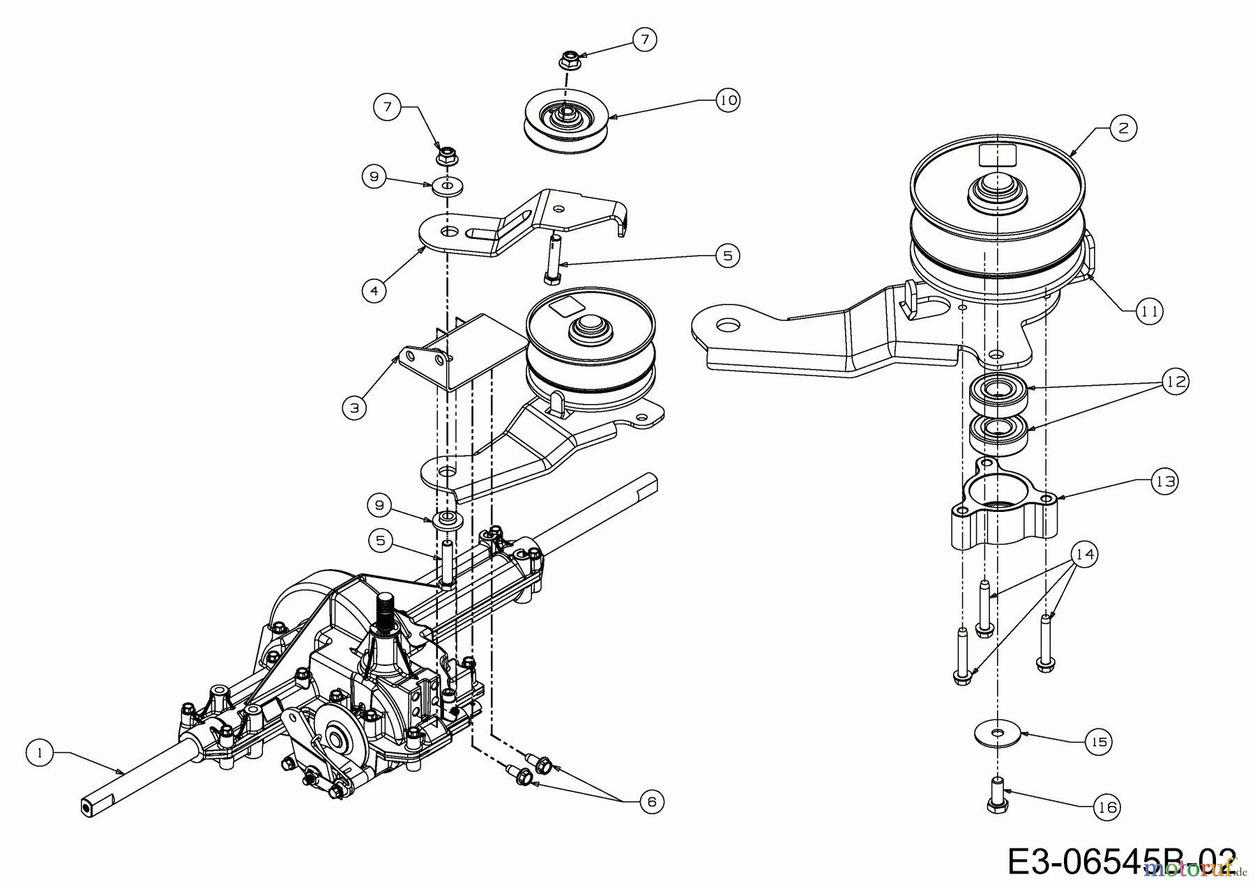 Atis-Green Rasentraktoren AP 96 B 155 13CM763F652 (2012) Getriebe, Variator