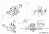 MTD DL 960 T 13H276KF677 (2018) Ersatzteile Getriebe 618-04566A
