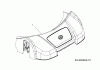 Wolf-Garten Ambition 48 HW 11B-118R650 (2012) Ersatzteile Abdeckung Vorderachse