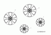 Wolf-Garten Ambition 48 HW 11B-118R650 (2012) Ersatzteile Radkappen