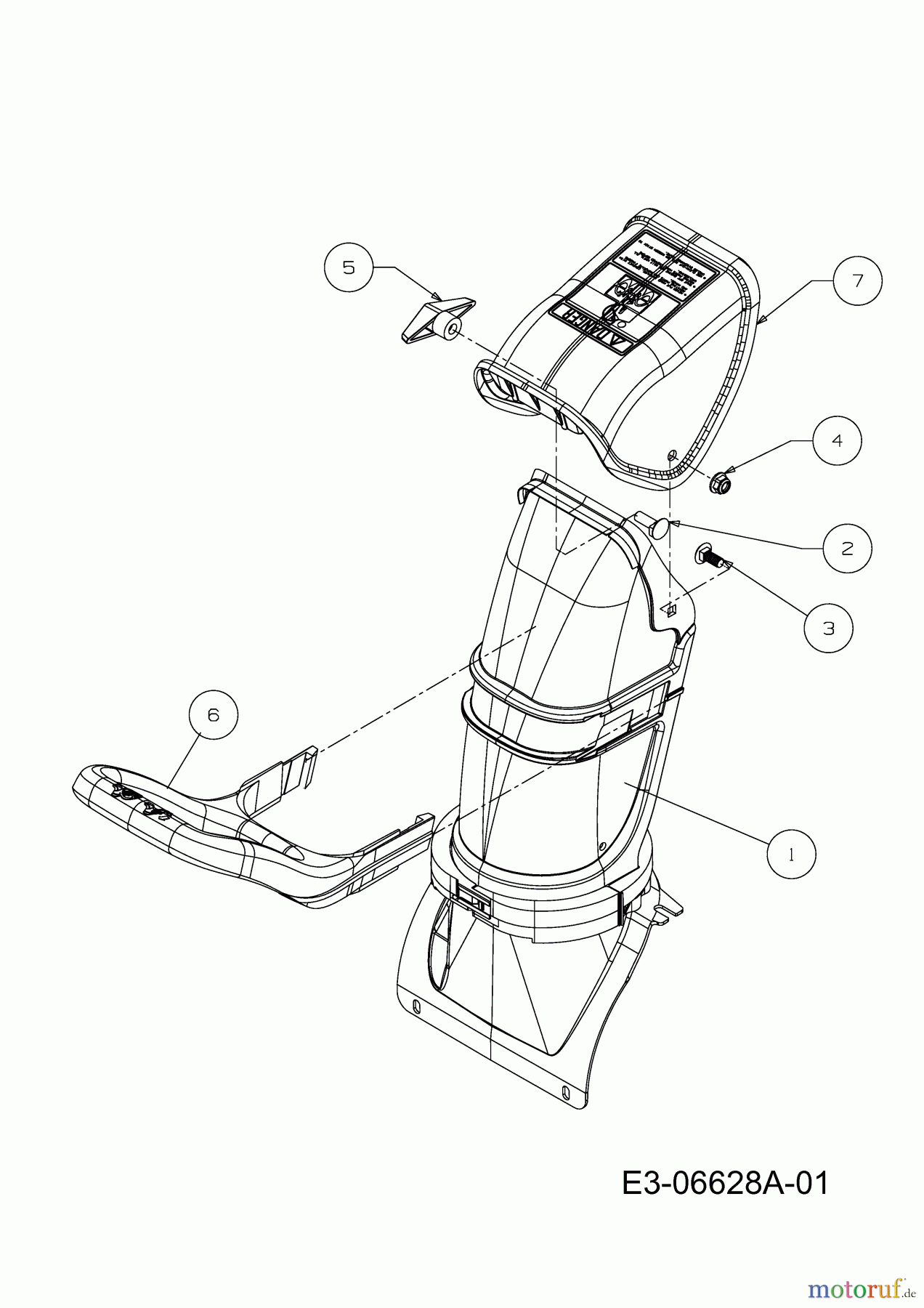 MTD Schneefräsen M 53 31A-2M1A700 (2011) Auswurfschacht
