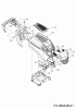 Wolf-Garten Blue Power 105.200 H 13RT71RN650 (2012) Ersatzteile Motorhaube R-Style