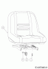 Cub Cadet XZ 2-42 17CICBDS603 (2017) Ersatzteile Sitz