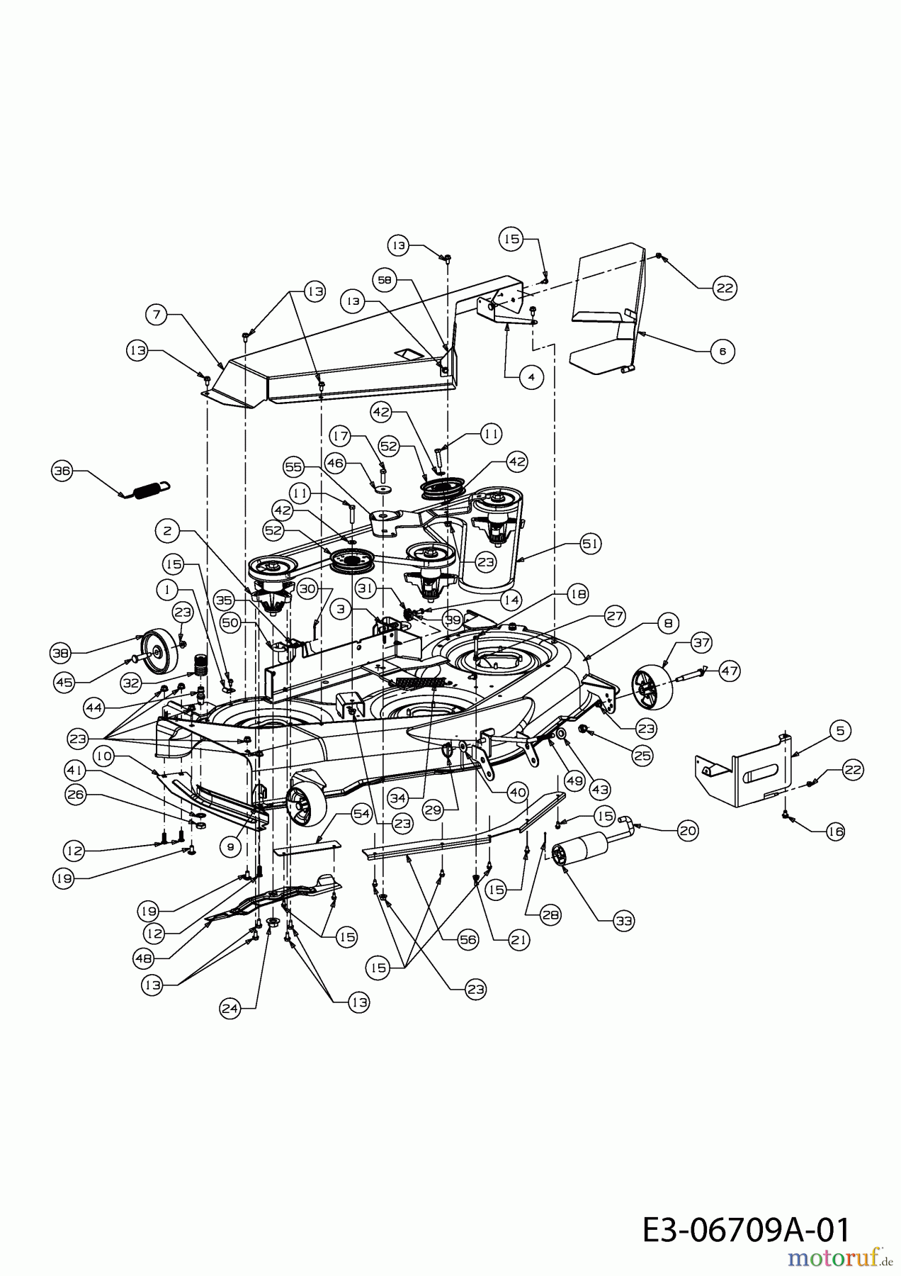  Cub Cadet Gartentraktoren GT 1224 14AI94AP603  (2011) Mähwerk P (50