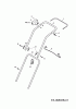 Wolf-Garten Blue Power 37 E 18AWG1Y1650 (2012) Ersatzteile Holm, Schalter