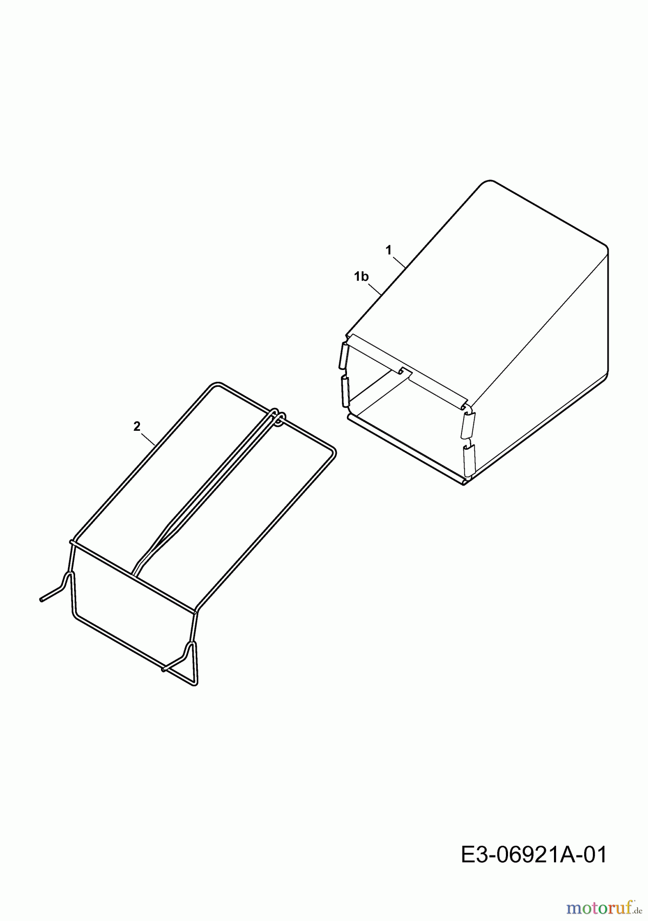Gutbrod Motorvertikutierer GS 40 V 16AH8AMQ690 (2011) Fangsack Vertikutierer