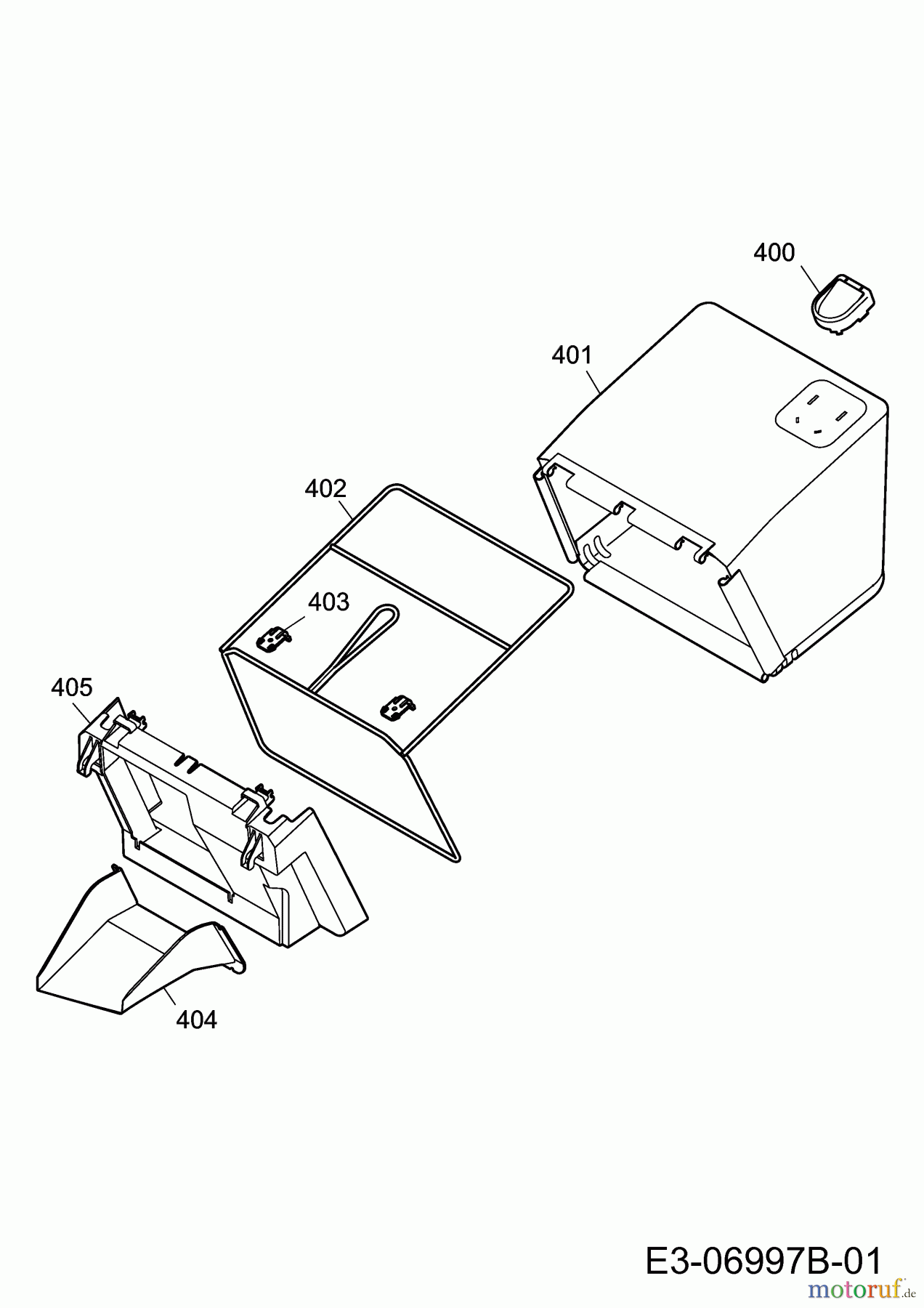 MTD Akkumäher Li-Ion Power 34 18AWF3B-600  (2013) Grasfangsack