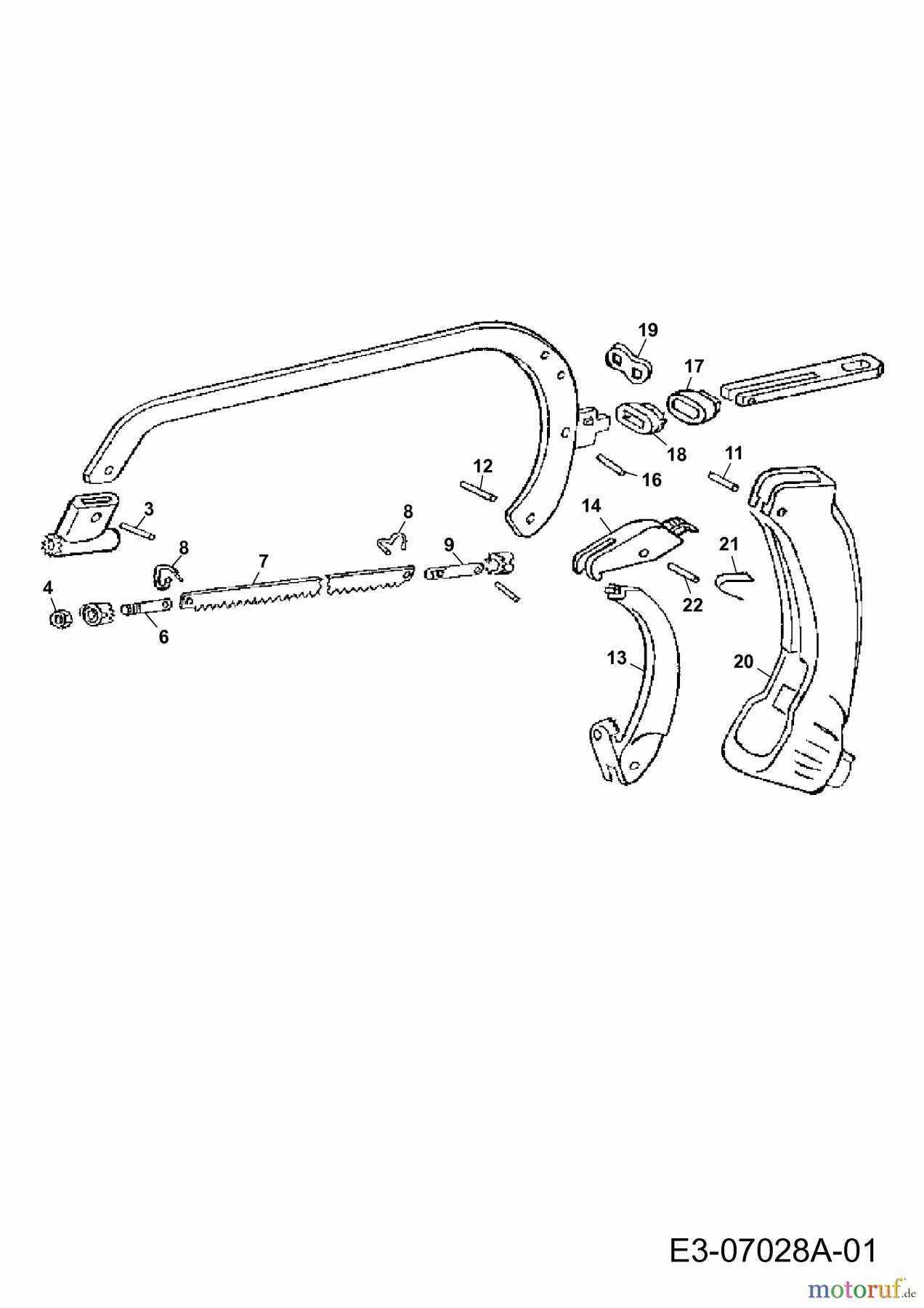  Wolf-Garten MultiStar multi-star Vario-Bügelsäge RE-VM 7233000  (2009) Grundgerät