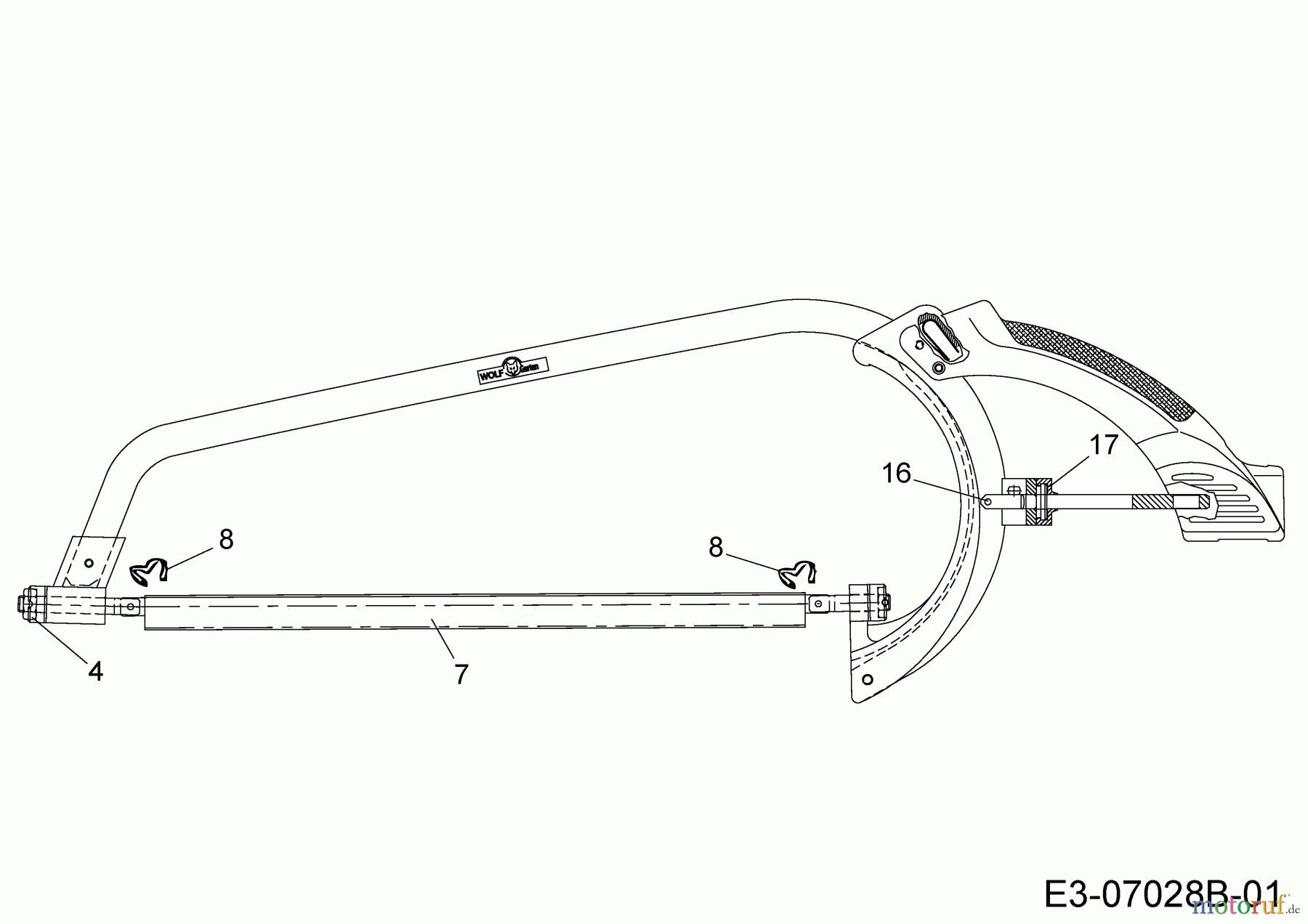  Wolf-Garten MultiStar multi-star® - Baumpflege ohne Leiter RE-VM (Vario-Bügelsäge) 7233000  (2011) Grundgerät