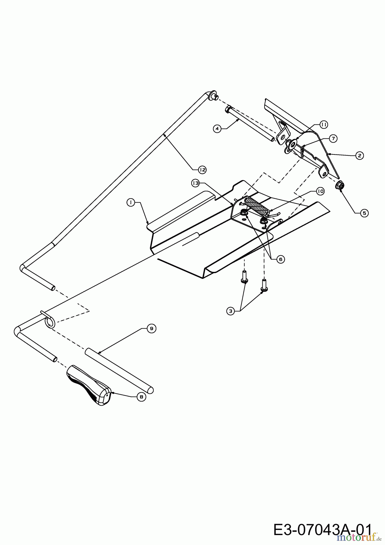 MTD Zubehör Zubehör Garten- und Rasentraktoren Mulch Kits für 500 Serie mit Mähwerk E (36