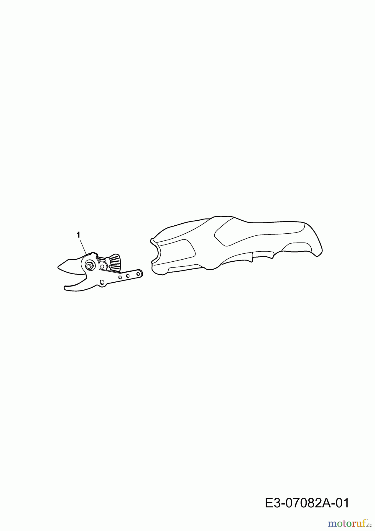  Wolf-Garten Akkuscheren RR 2000 7293000  (2009) Grundgerät