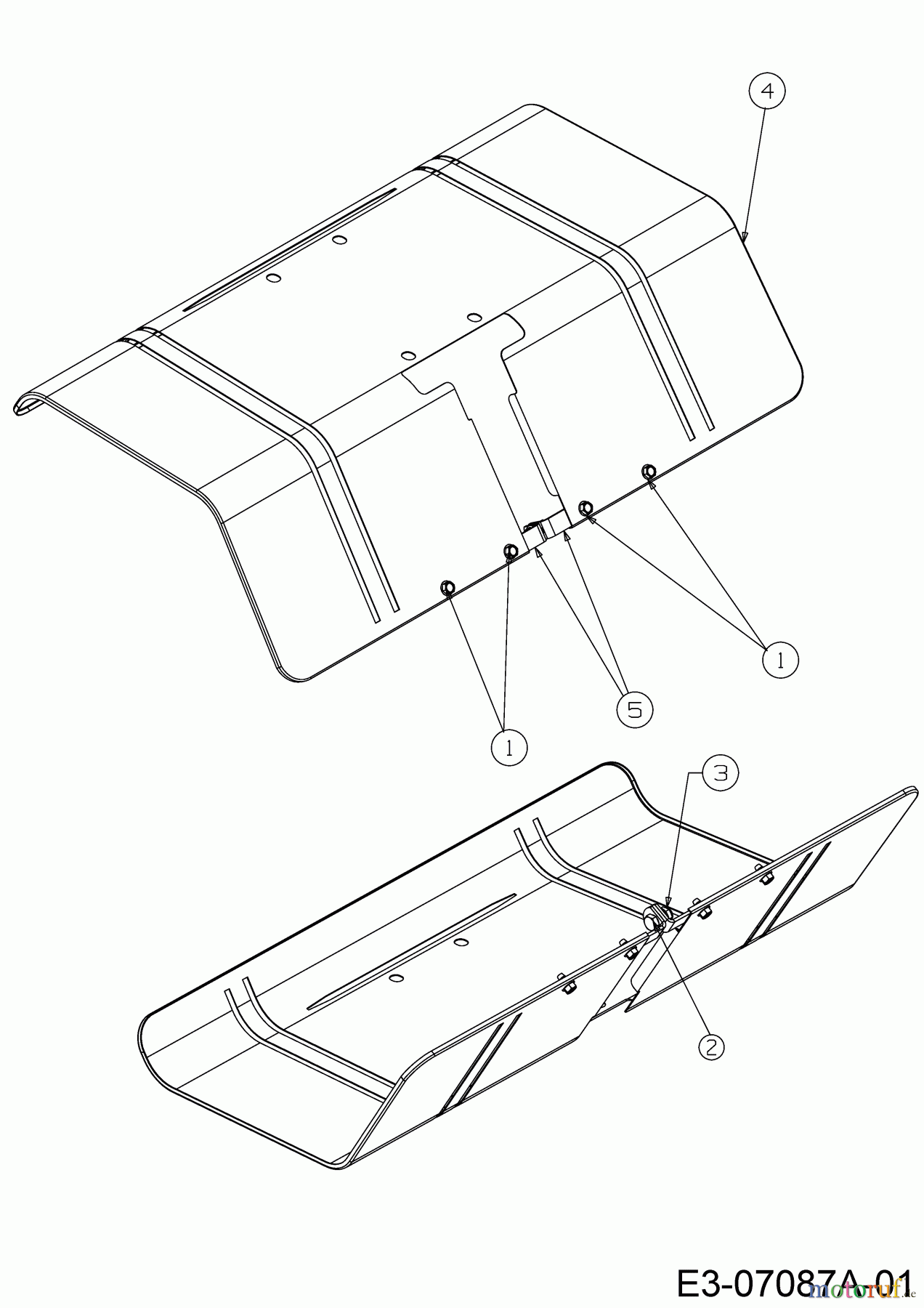 MTD Motorhacken T 380 B 700 21D-382X602 (2014) Schutzschild