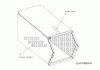 Yard-Man 675 11A-B26M301 (2014) Ersatzteile Grasfangsack