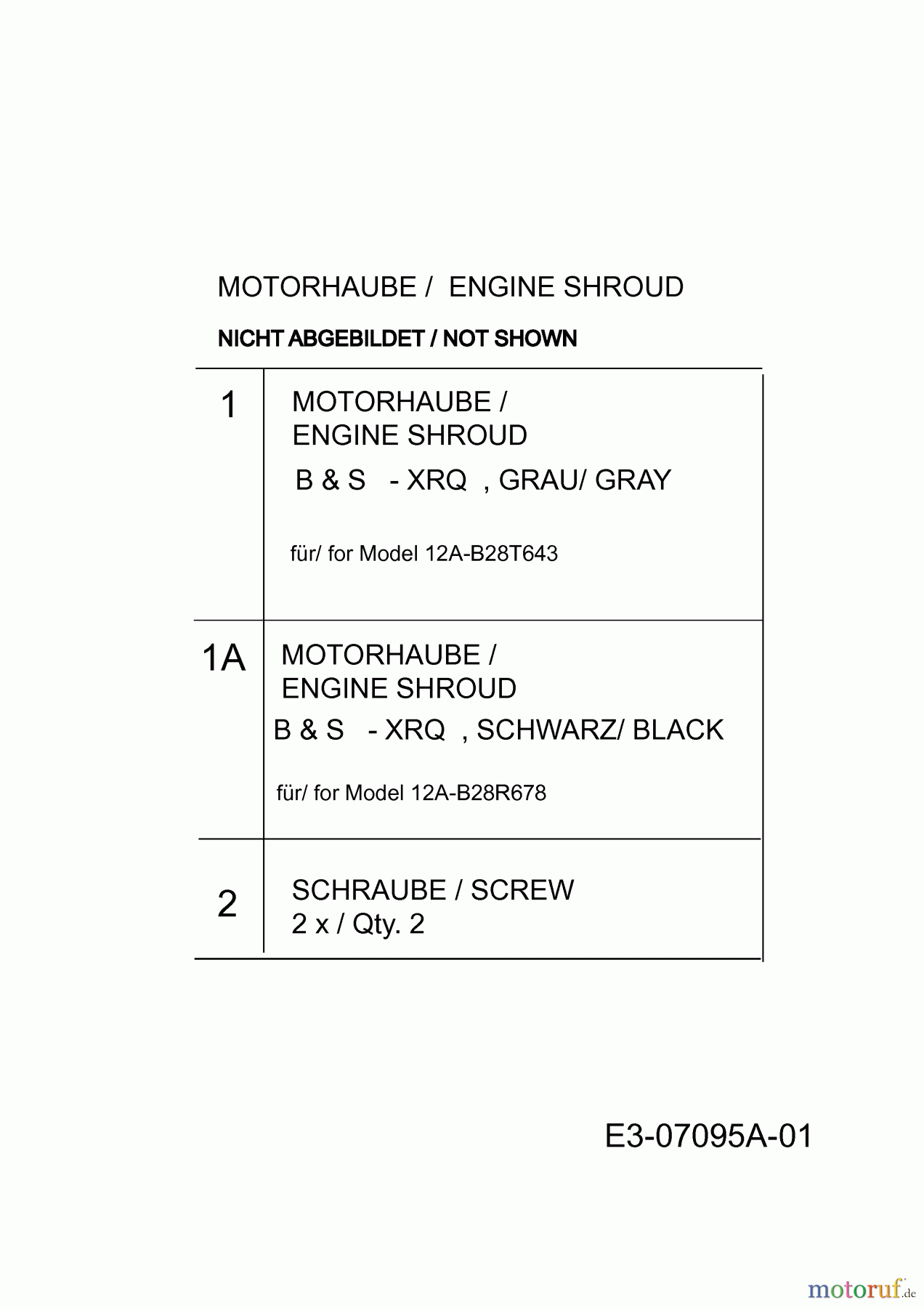 MTD Motormäher mit Antrieb SP 53 HWB 12A-B28R678 (2012) Motorhaube B&S