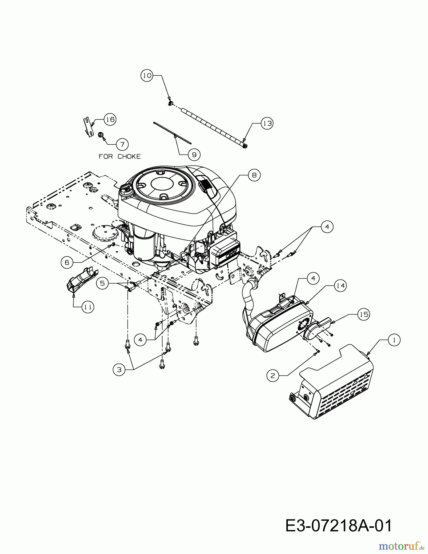 Craftsman Rasentraktoren LT 2000 (Hersteller MTD) 13AJ77SG699 (2011) Motorzubehör