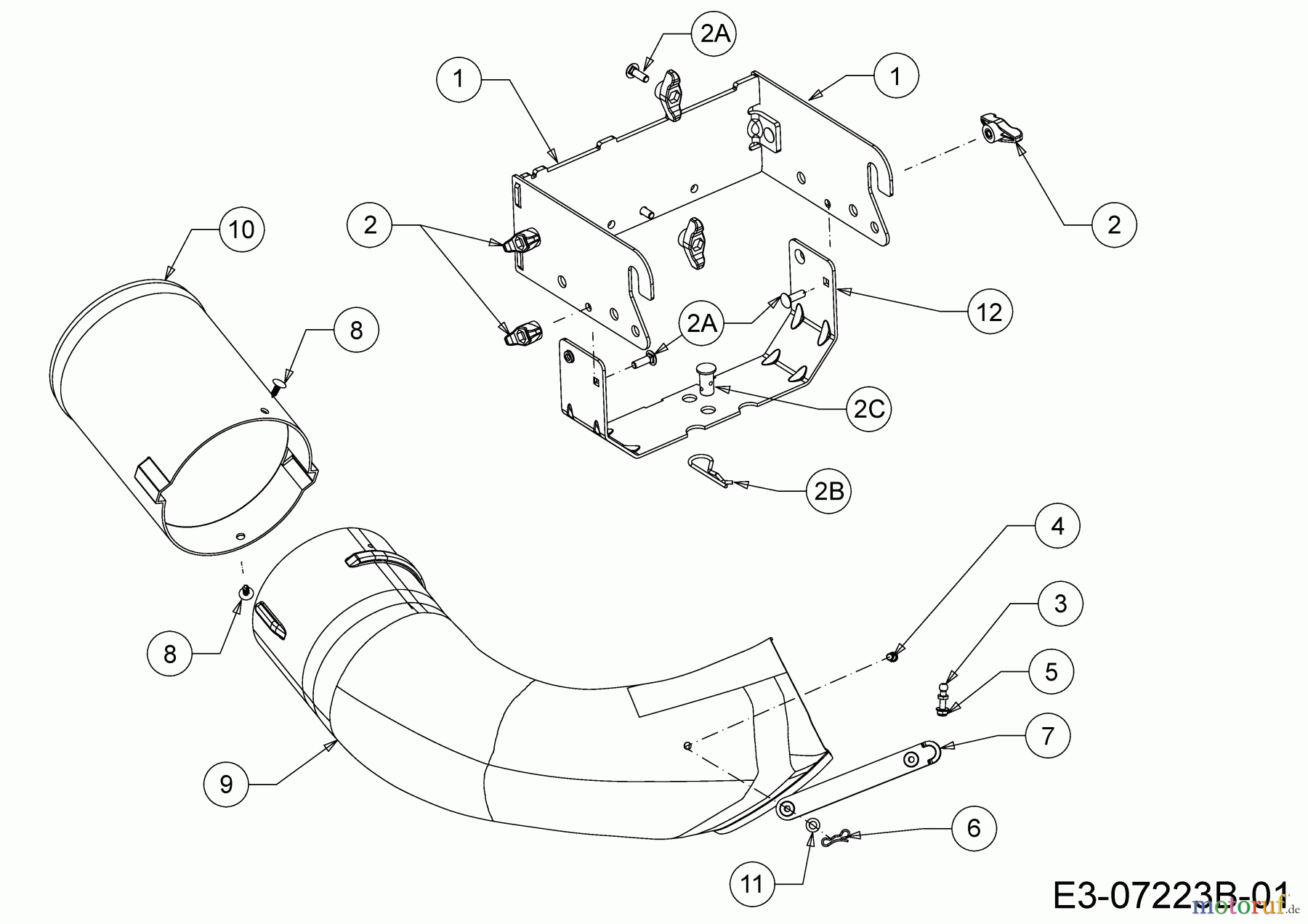 MTD Zubehör Zubehör Garten- und Rasentraktoren Grasfangvorrichtung für 900 Serie (NX-09) mit Mähwerk G (42