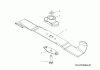 Wolf-Garten Expert 46 B 11A-K15E650 (2013) Ersatzteile Messer, Messeraufnahme