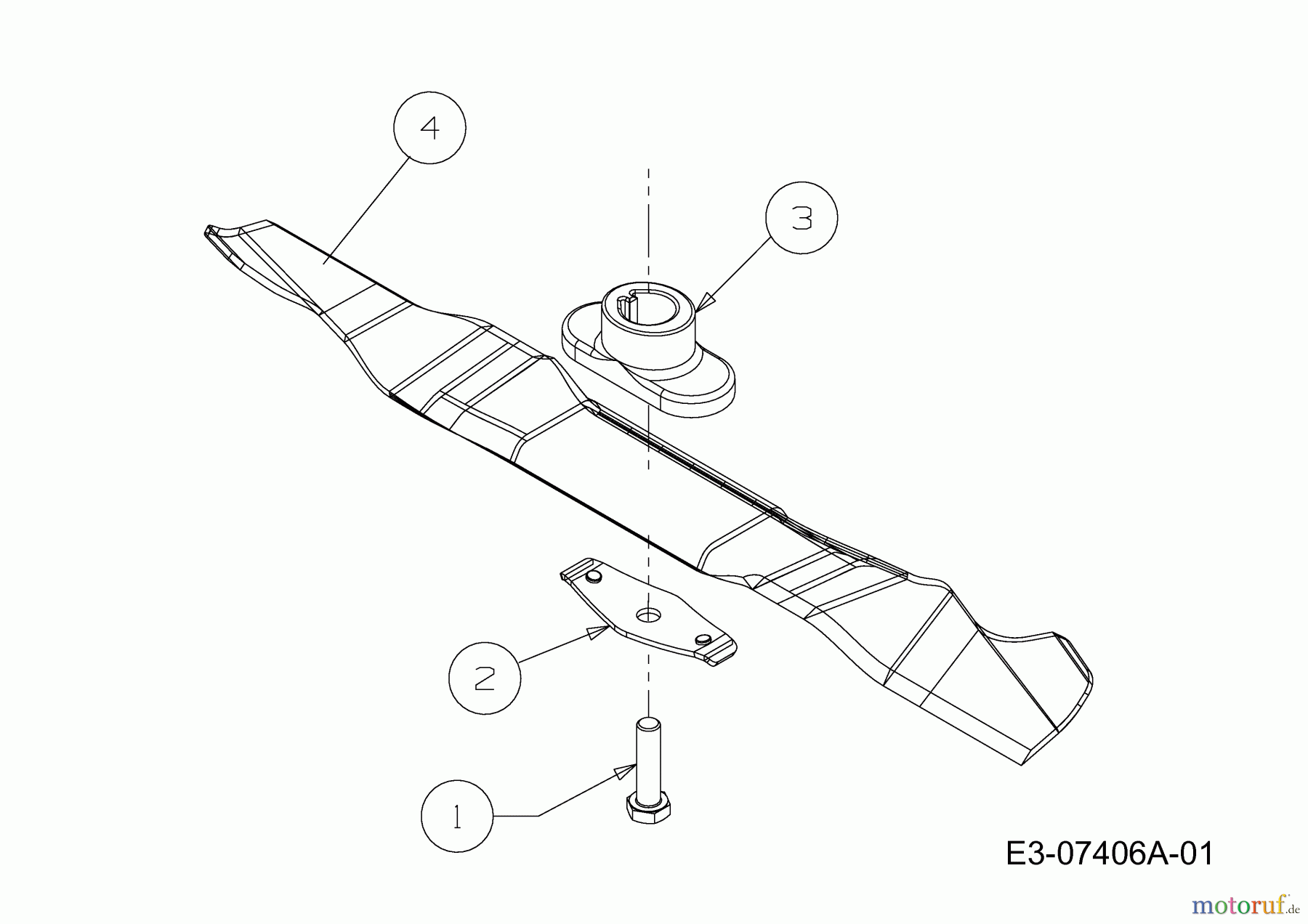  Cub Cadet Motormäher CC 48 PO 11A-16JS603  (2012) Messer
