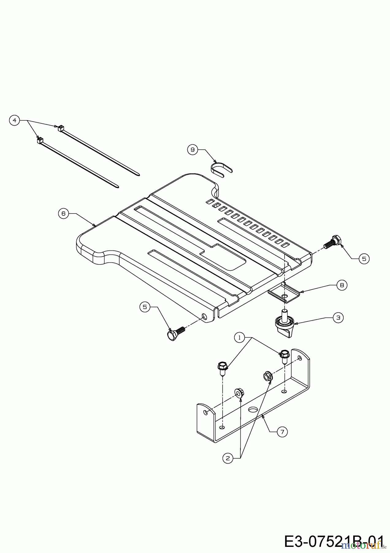 Greenbase Rasentraktoren V 180 I 13HT99KE618 (2016) Sitzträger