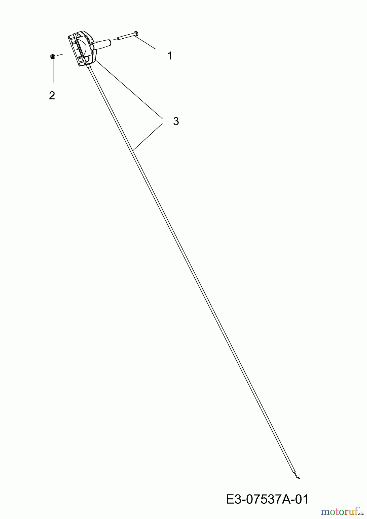  Mastercut Motormäher mit Antrieb SP 530 H 12A-83CQ659  (2012) Gaszug