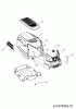 Wolf-Garten Expert 105.180 H 13BG91WN650 (2013) Ersatzteile Motorhaube W-Style