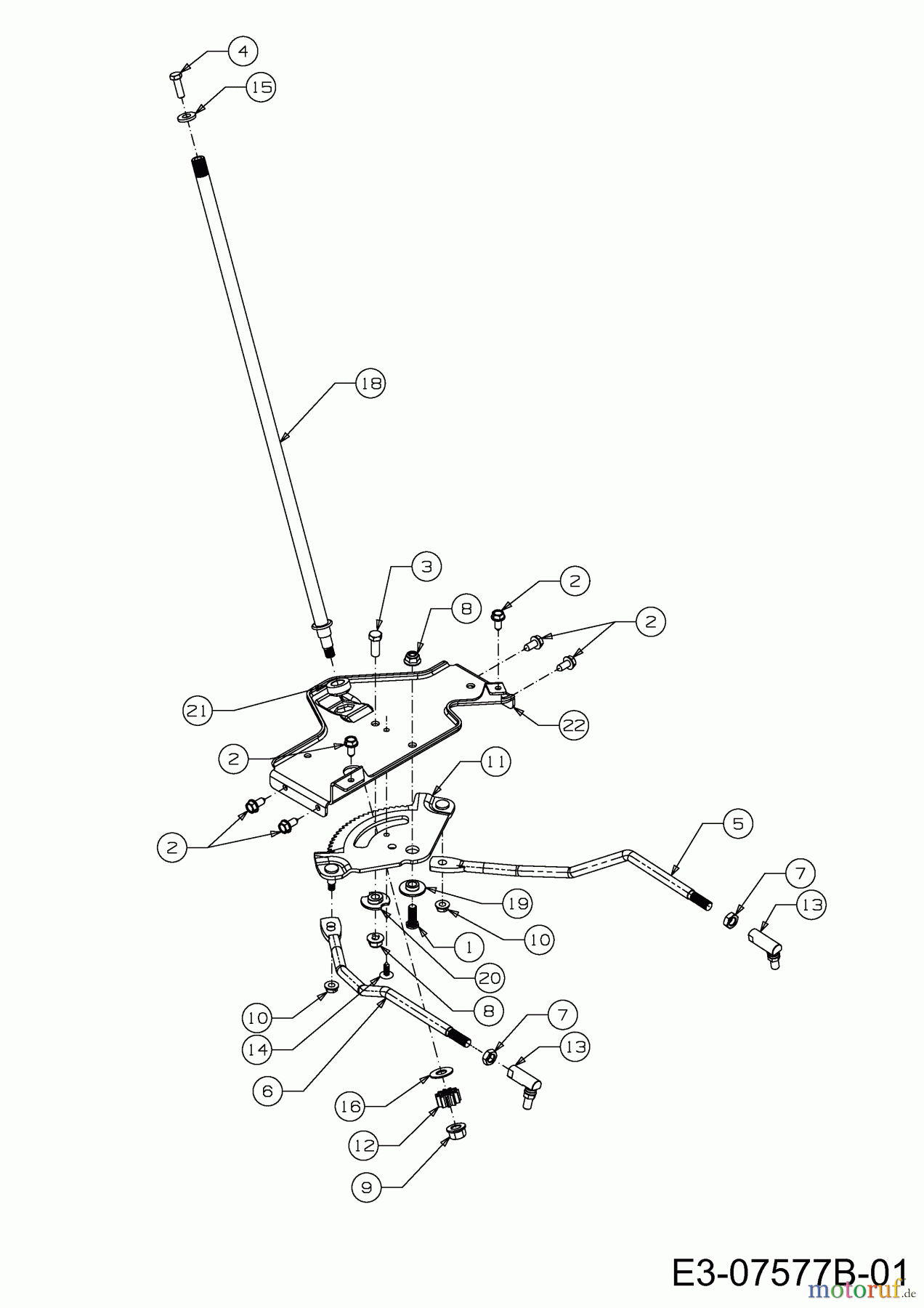  Cub Cadet Rasentraktoren CC 1018 AN 13BD90AN603  (2014) Lenkung