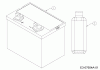 Cub Cadet XZ 2-42 17CICBDS603 (2017) Ersatzteile Batterie