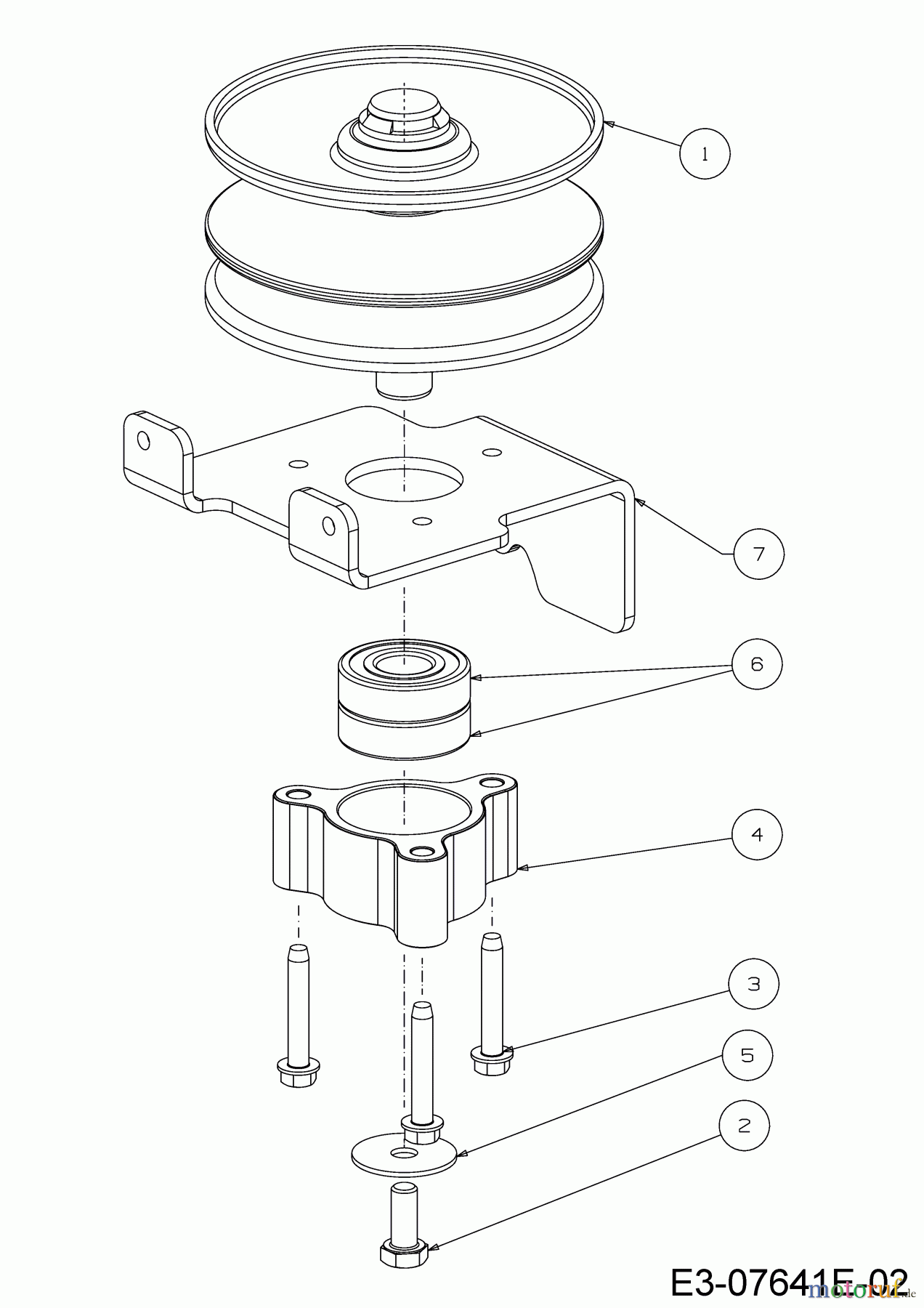 Wolf-Garten Rasentraktoren Scooter Mini / RDE 60 M 13A326SC650F (2017) Variator