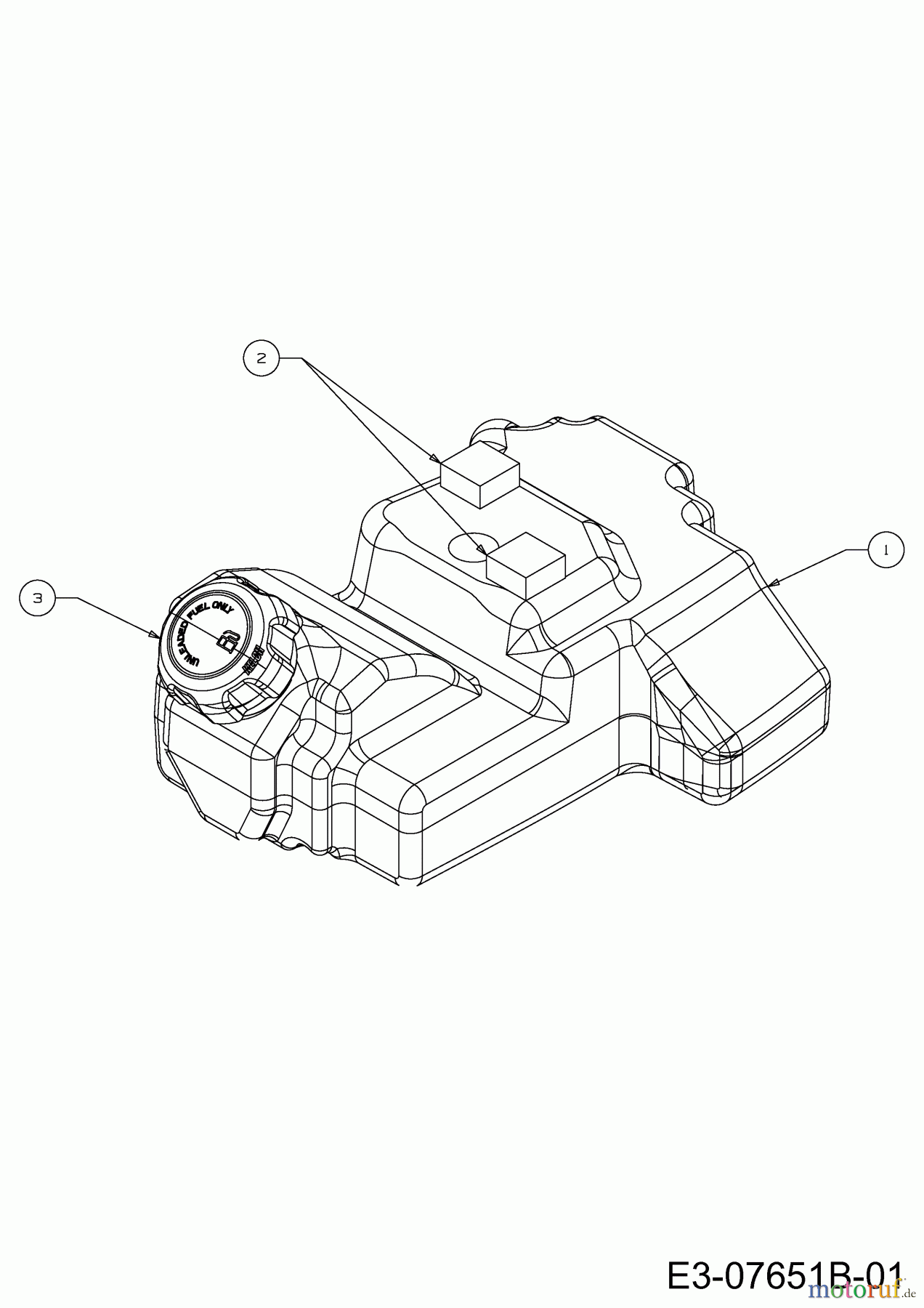 Cub Cadet Rasentraktoren LR 1 NR 76 13C226HD603 (2017) Tank