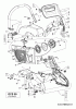 MTD GCS 50/45 41AY4350678 (2012) Ersatzteile Handgriff, Motorabdeckungen