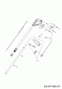 Wolf-Garten GT 840 7130003 (2012) Ersatzteile Handgriff, Schalter, Stiel