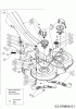MTD SN 135 A 13AA508N678 (2002) Ersatzteile Mähwerk N (41"/105cm) mit Spannrolle und Umlenkrolle