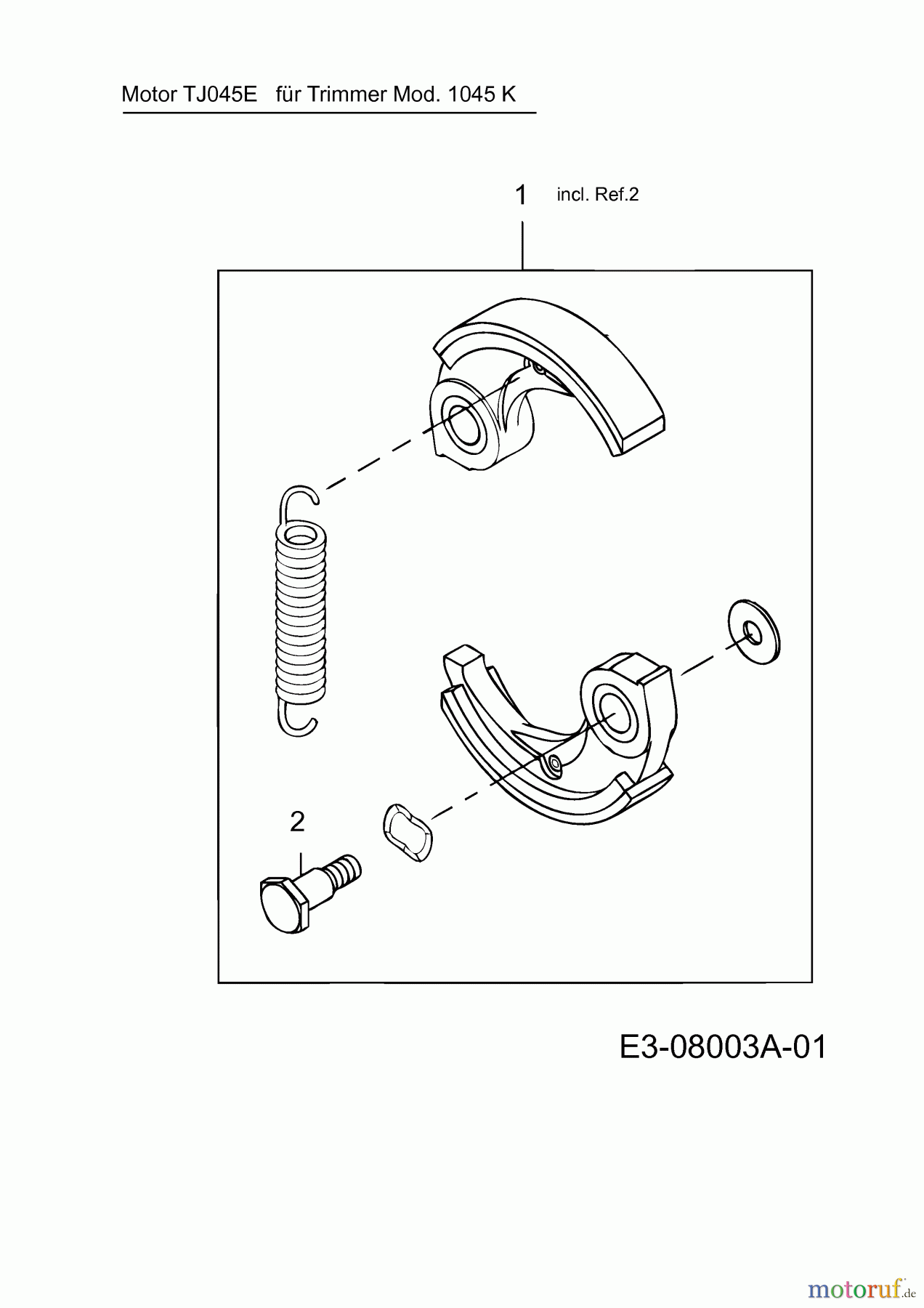 Cub Cadet Motorsensen CC 745 41ADC74G330 (2015) Kupplung